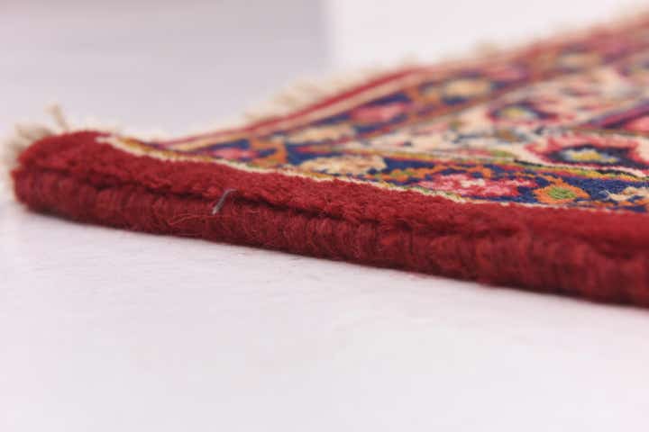 9' 6 x 12' 7 Hand Knotted Mashad Persian Wool Rug