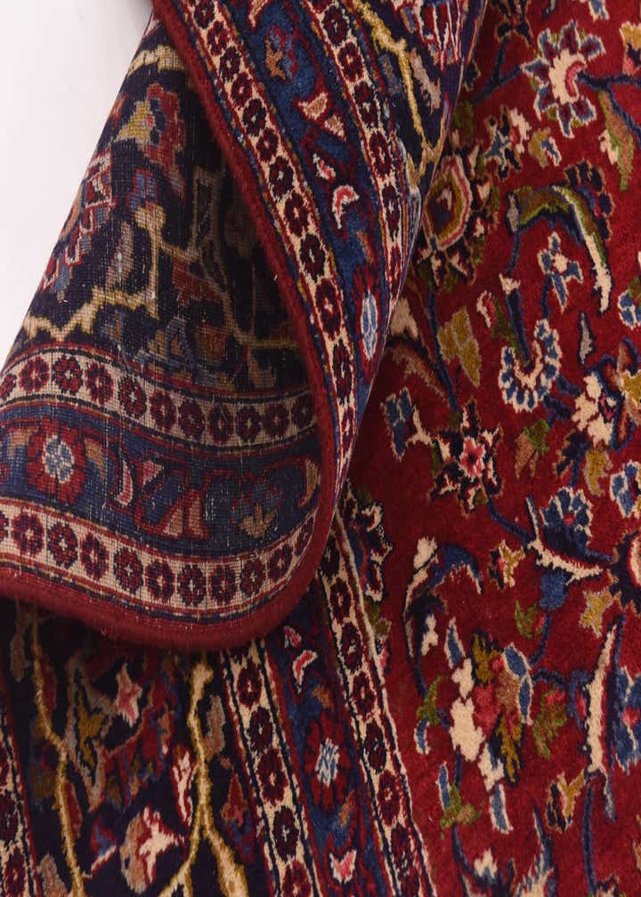 9' 6 x 12' 5 Hand Knotted Mashad Persian Wool Rug