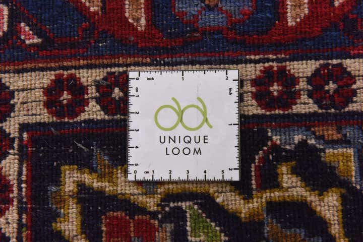 9' 6 x 12' 5 Hand Knotted Mashad Persian Wool Rug