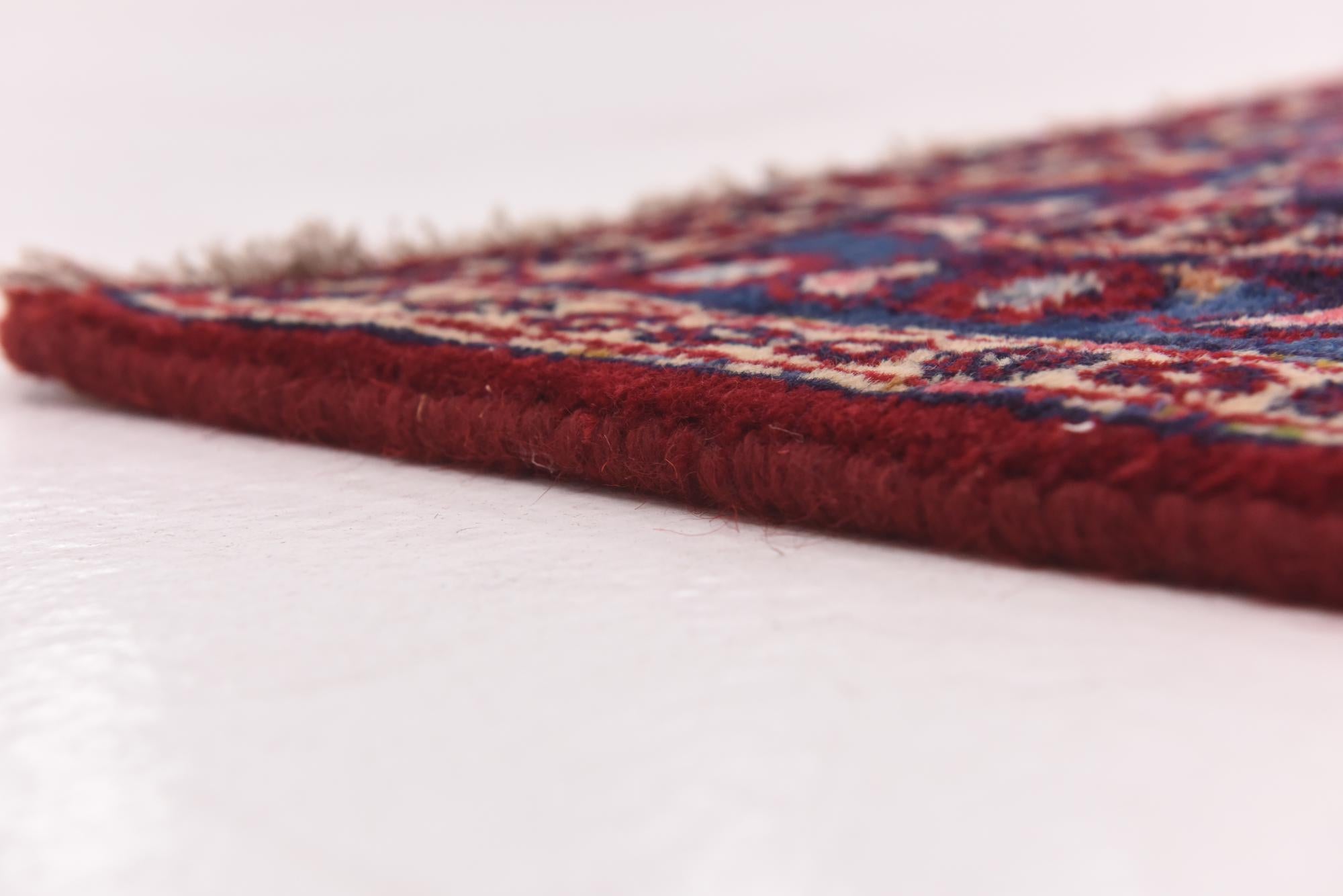 9' 6 x 12' 5 Hand Knotted Mashad Persian Wool Rug