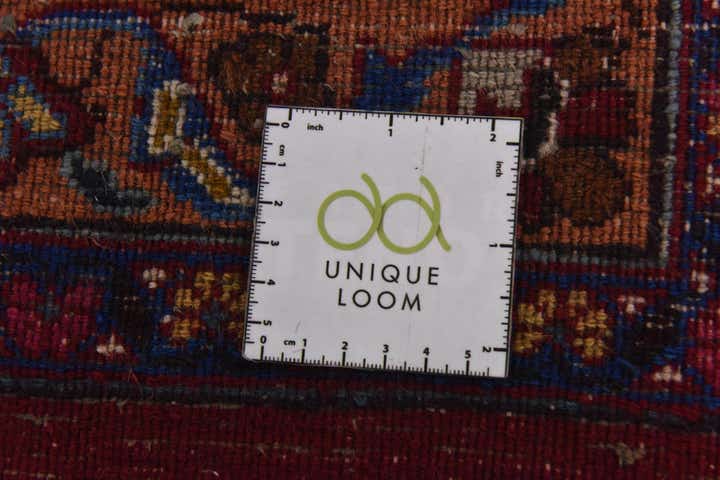 9' 7 x 12' 10 Hand Knotted Mashad Persian Wool Rug