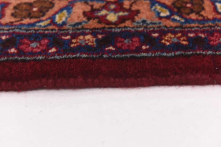 9' 7 x 12' 10 Hand Knotted Mashad Persian Wool Rug