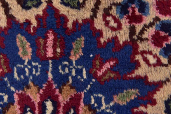 9' 9 x 12' 7 Hand Knotted Mashad Persian Wool Rug