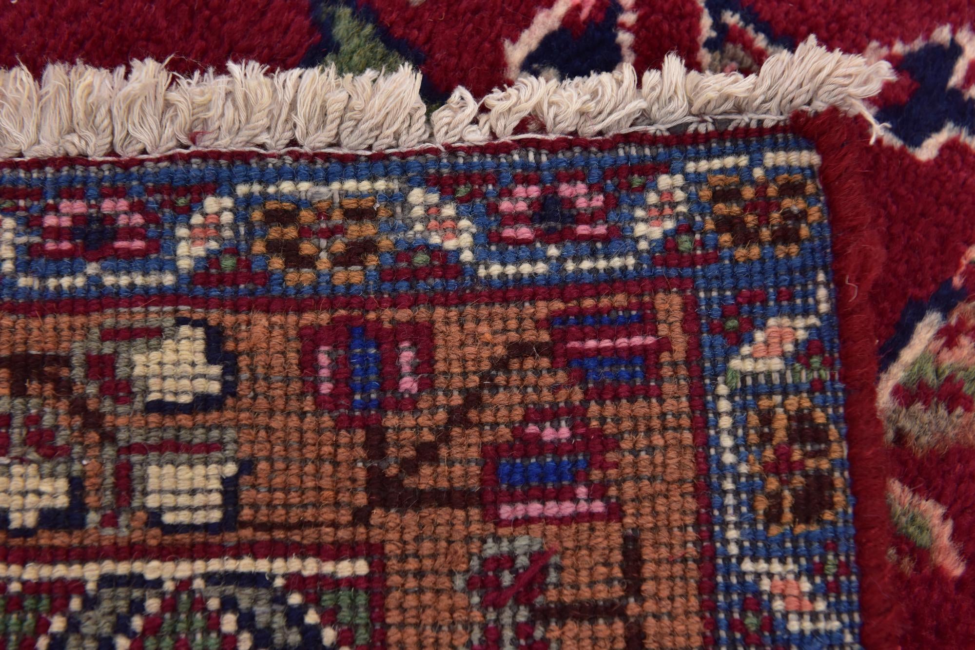 9' 9 x 12' 7 Hand Knotted Mashad Persian Wool Rug