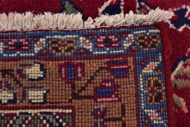 9' 9 x 12' 7 Hand Knotted Mashad Persian Wool Rug