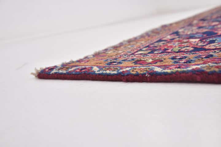 9' 9 x 12' 7 Hand Knotted Mashad Persian Wool Rug