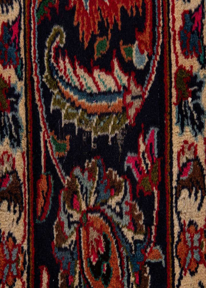 9' 7 x 12' 10 Hand Knotted Mashad Persian Wool Rug