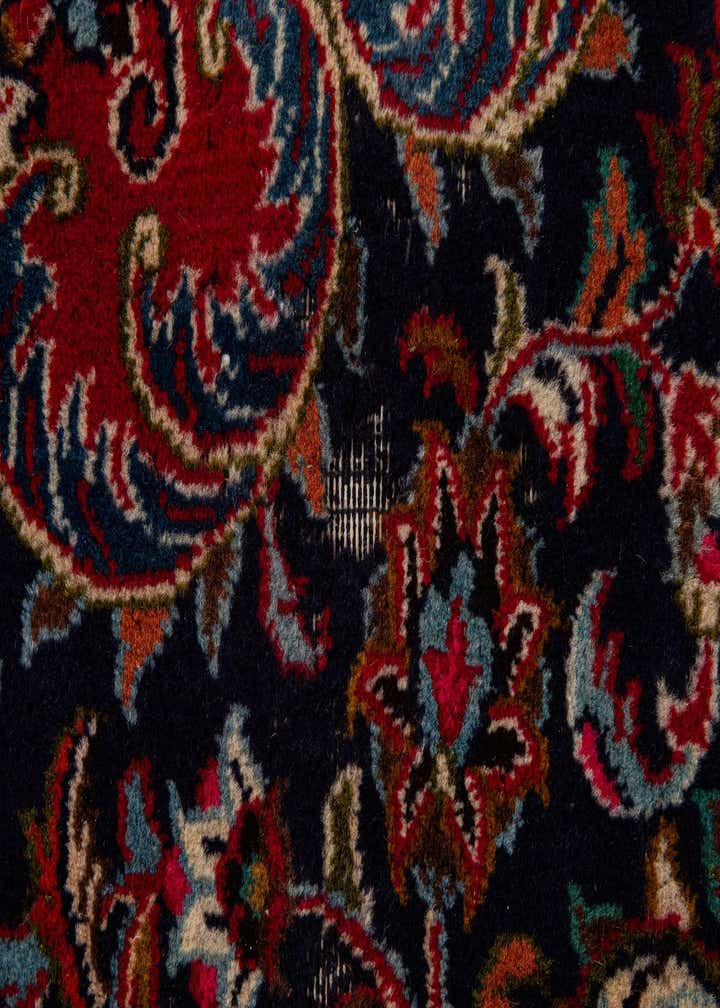 9' 7 x 12' 10 Hand Knotted Mashad Persian Wool Rug