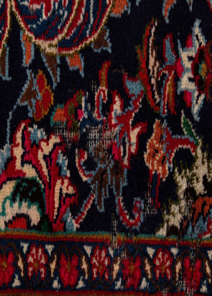 9' 7 x 12' 10 Hand Knotted Mashad Persian Wool Rug