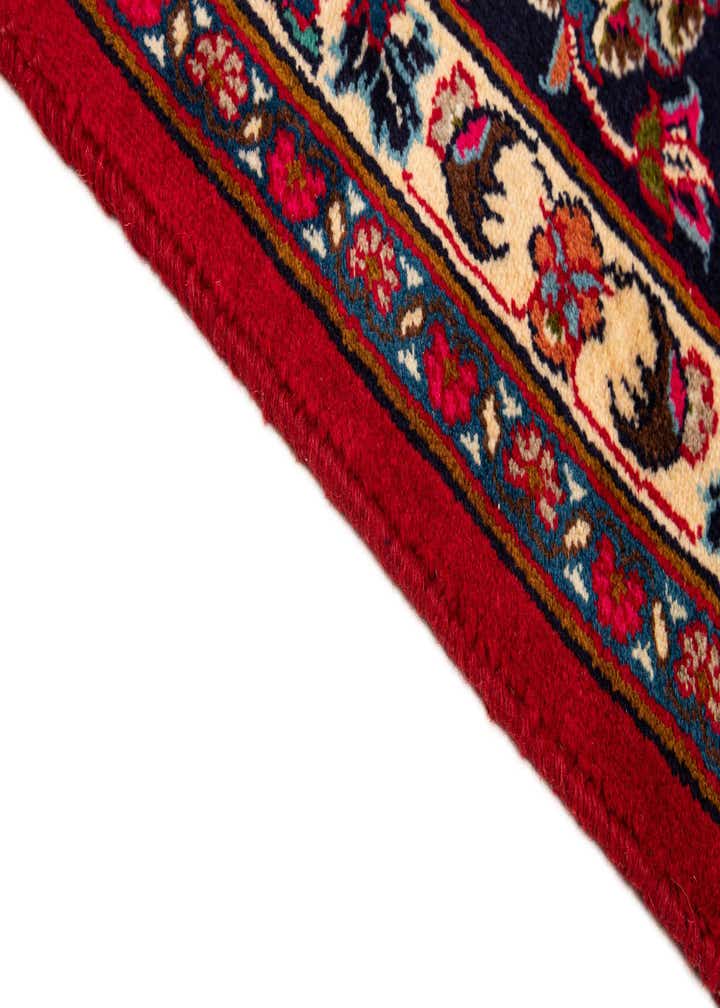 9' 7 x 12' 10 Hand Knotted Mashad Persian Wool Rug