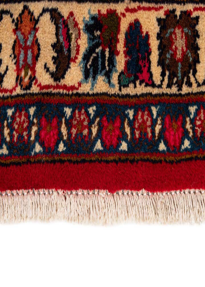 9' 7 x 12' 10 Hand Knotted Mashad Persian Wool Rug