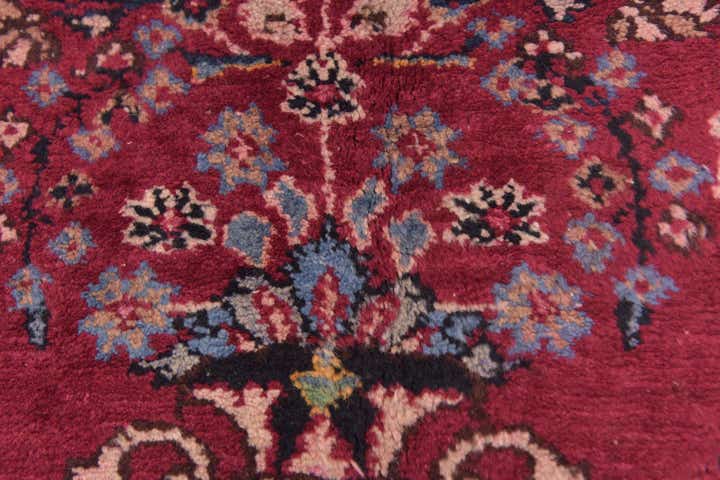 9' 6 x 12' 6 Hand Knotted Mashad Persian Wool Rug