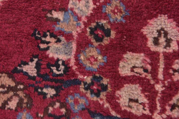9' 6 x 12' 6 Hand Knotted Mashad Persian Wool Rug