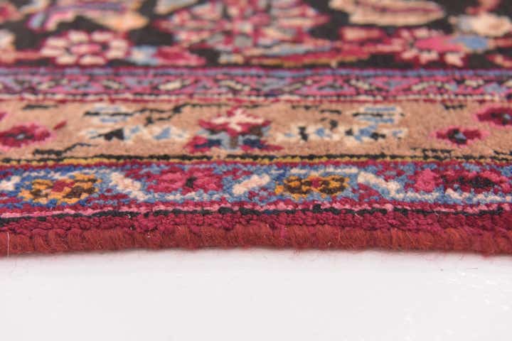9' 6 x 12' 6 Hand Knotted Mashad Persian Wool Rug