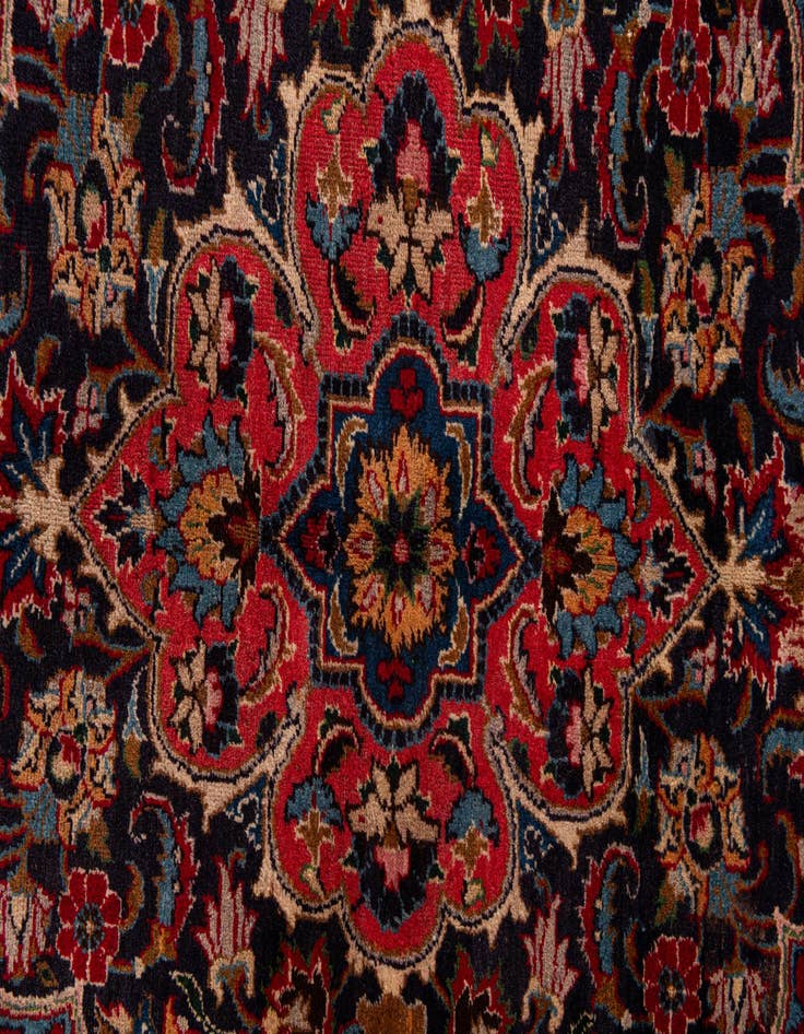 Detail image of 9' 7 x 12' 5 Mashad Wool Rug