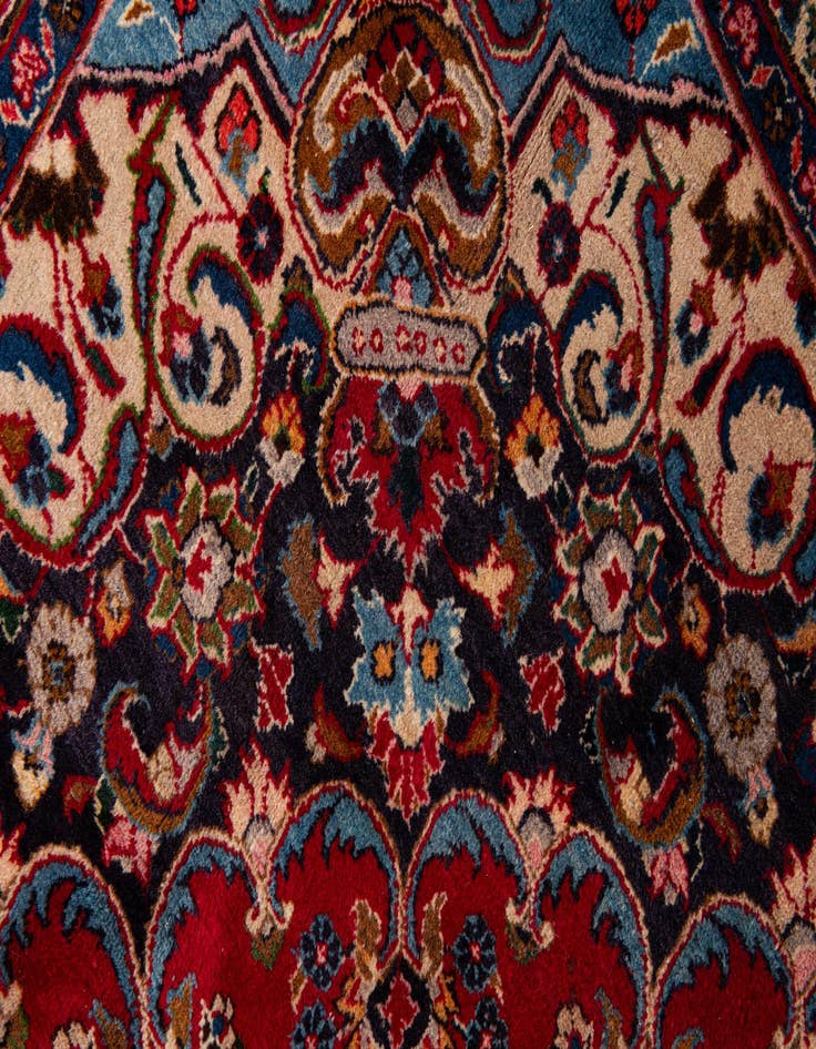 Detail image of 9' 7 x 12' 5 Mashad Wool Rug
