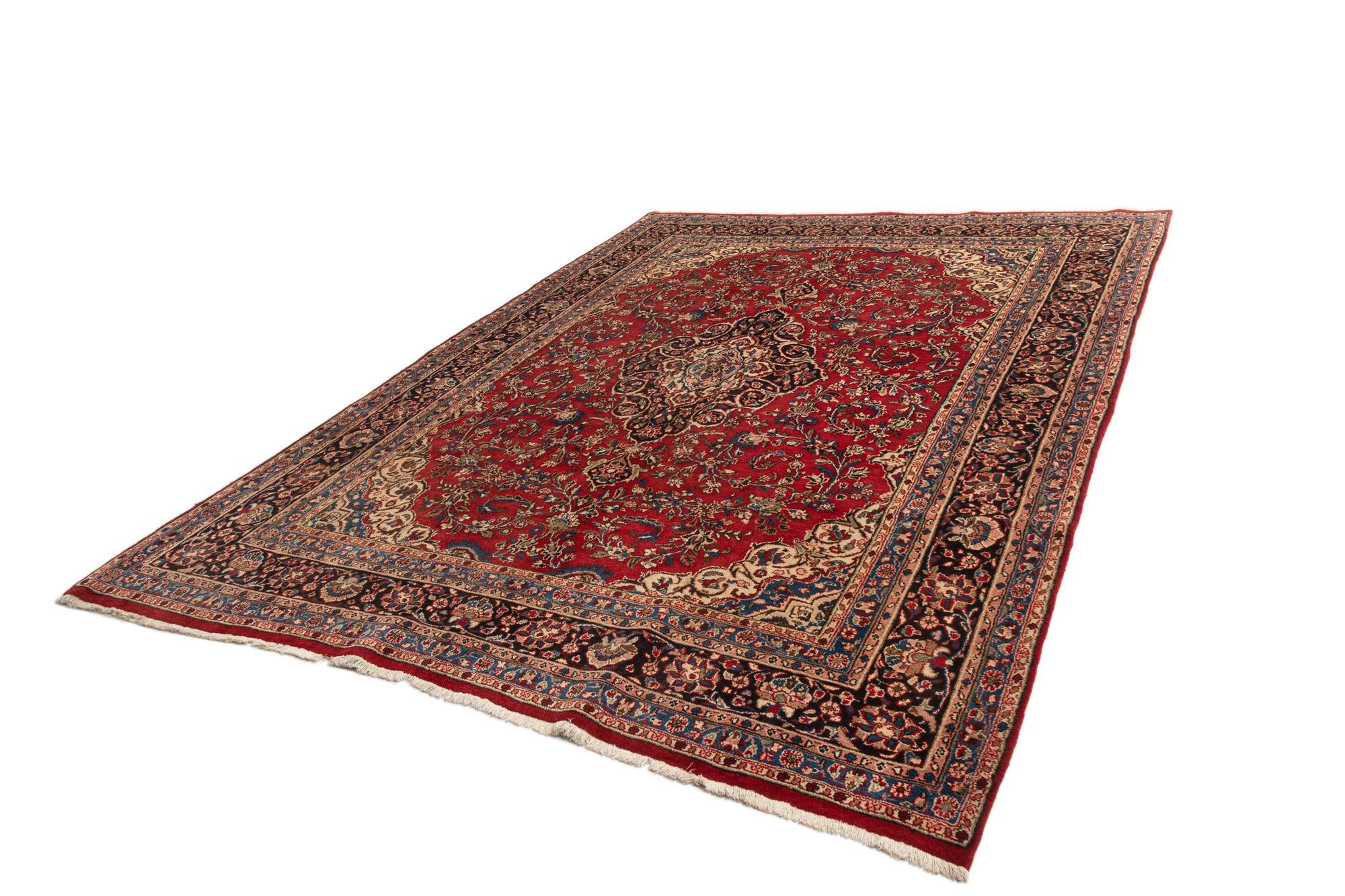 8' 11 x 11' 9 Mashad Wool Rug