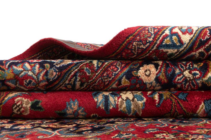 Detail image of 7' 11 x 11' 3 Mashad Wool Rug