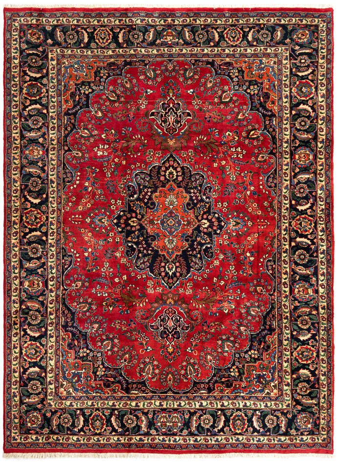 Detail image of 7' 10 x 10' 10 Mashad Wool Rug