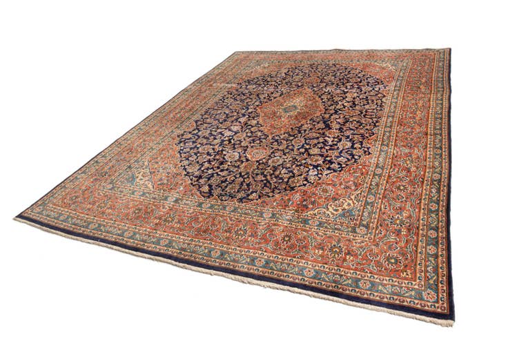 Detail image of 9' 8 x 12' 9 Mashad Wool Rug