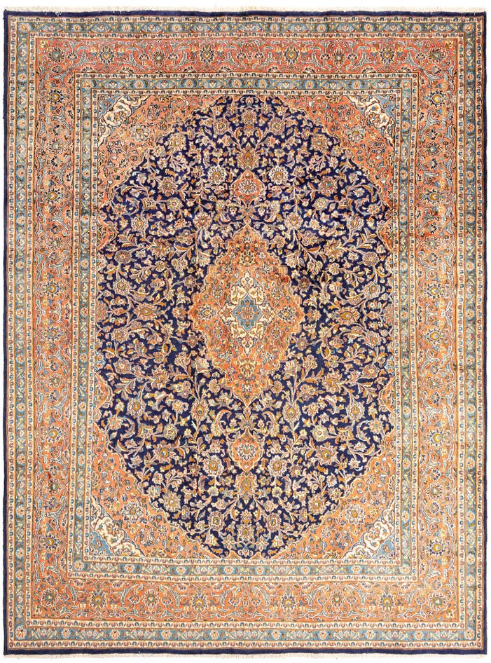 Detail image of 9' 8 x 12' 9 Mashad Wool Rug