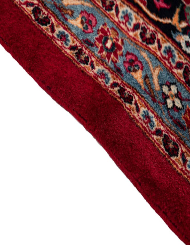 Detail image of 9' 8 x 12' 6  Hand Knotted Mashad Persian Wool Rug