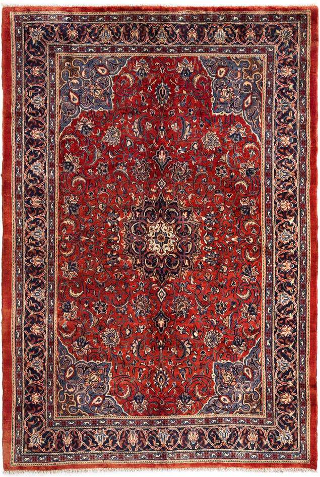 Detail image of 7' x 10' 3 Mashad Wool Rug
