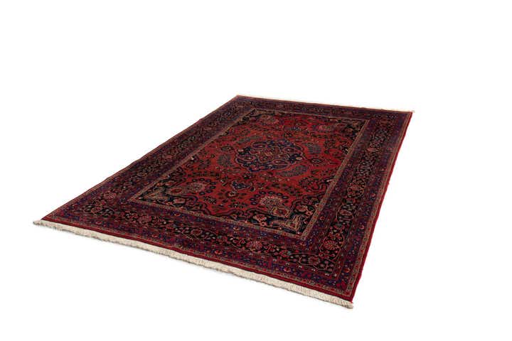 6' 7 x 9' 3 Mashad Wool Rug