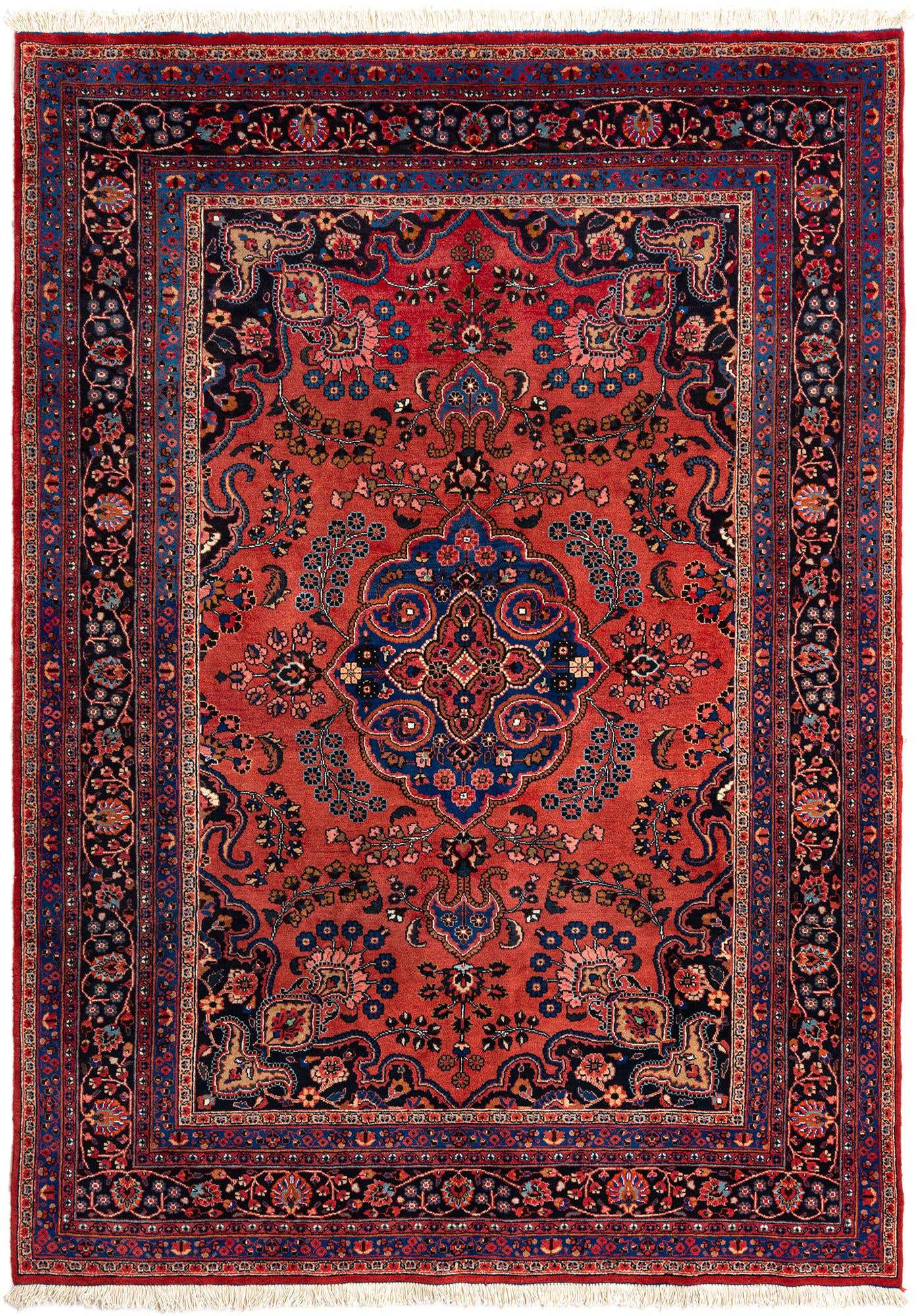 6' 7 x 9' 3 Mashad Wool Rug