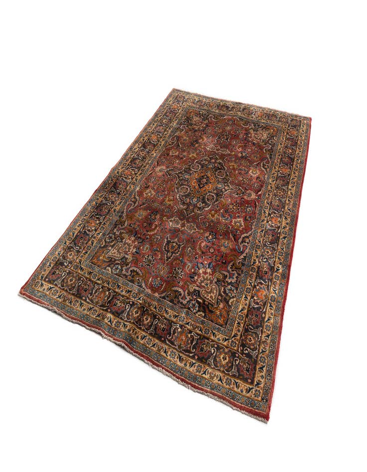 Detail image of 6' 4 x 10' 3 Mashad Wool Rug