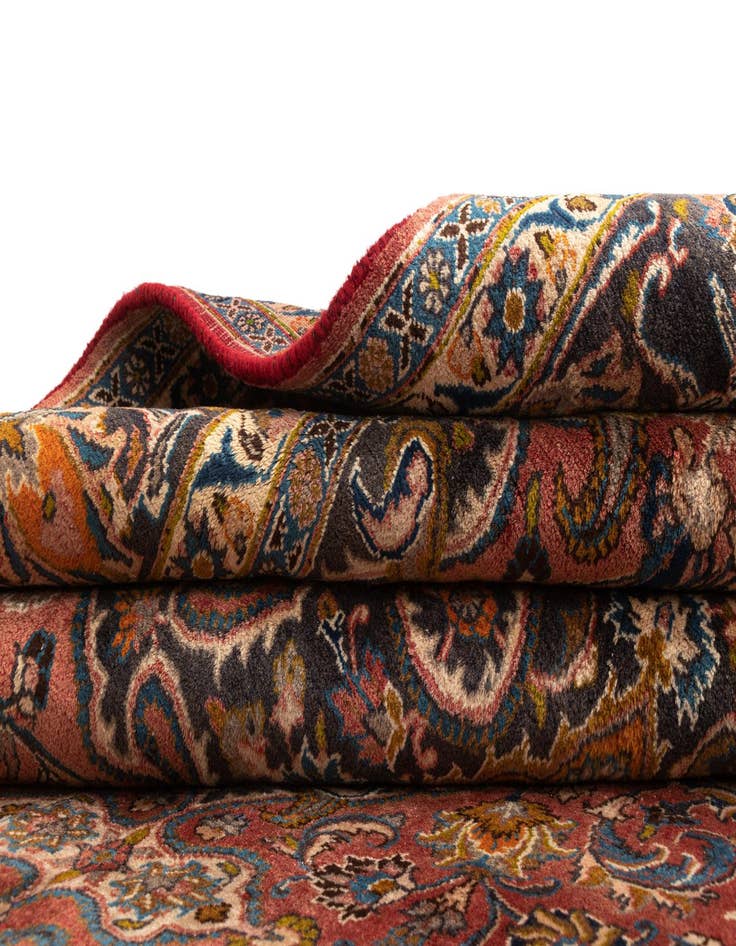 Detail image of 6' 4 x 10' 3 Mashad Wool Rug