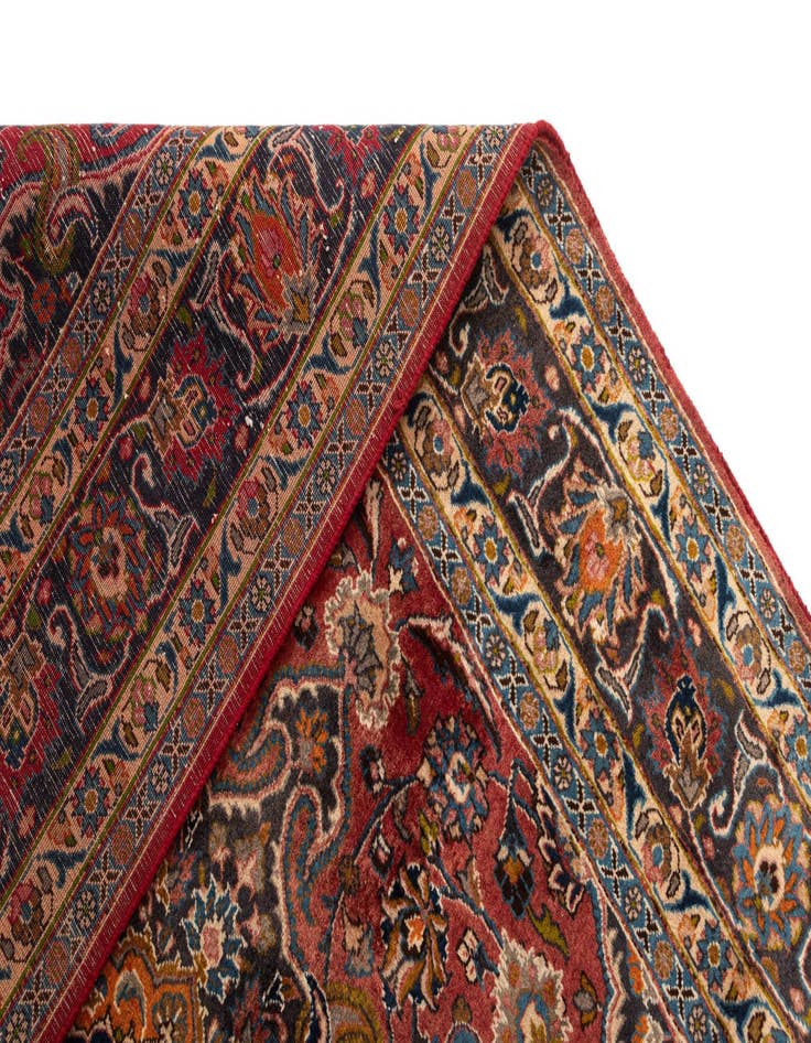 Detail image of 6' 4 x 10' 3 Mashad Wool Rug