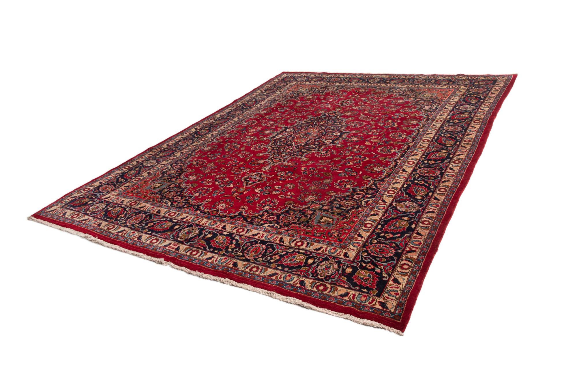 9' 10 x 12' 11 Mashad Wool Rug
