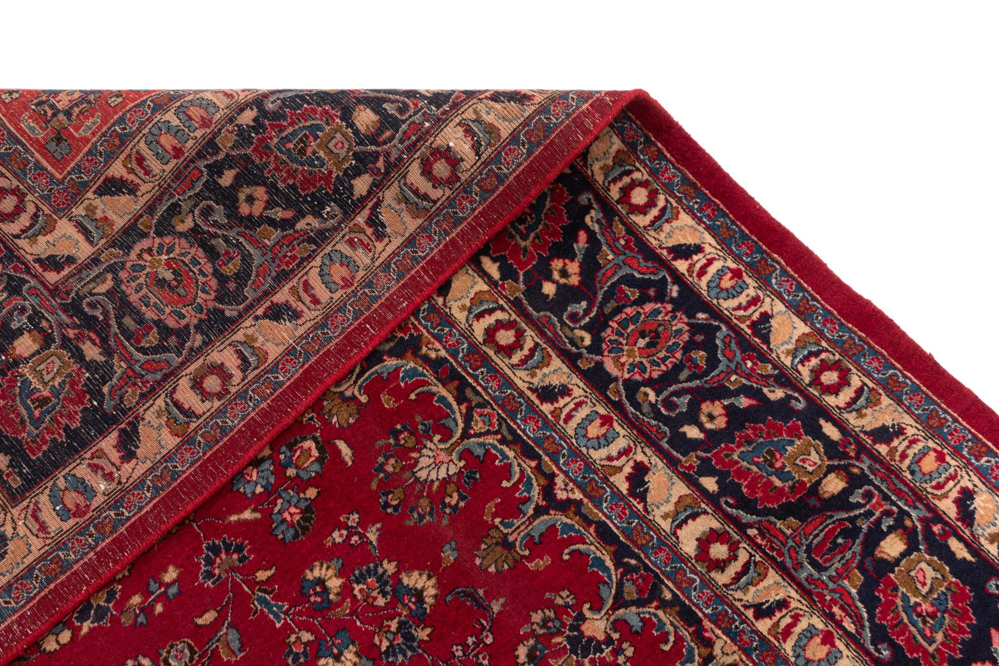 9' 10 x 12' 11 Mashad Wool Rug