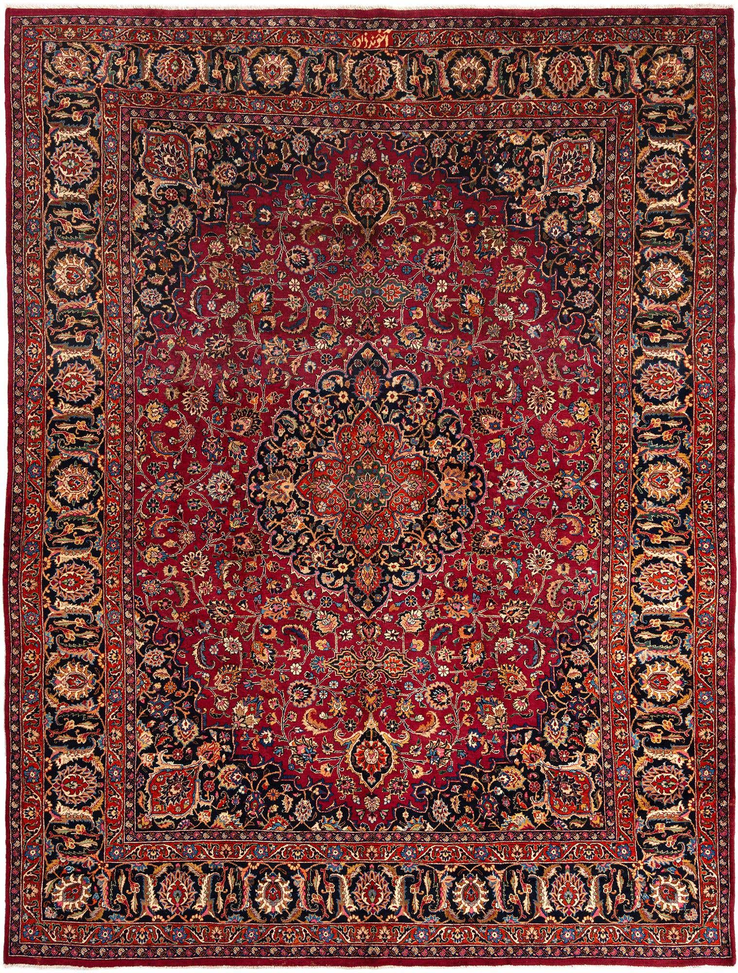 9' 7 x 12' 8 Mashad Wool Rug