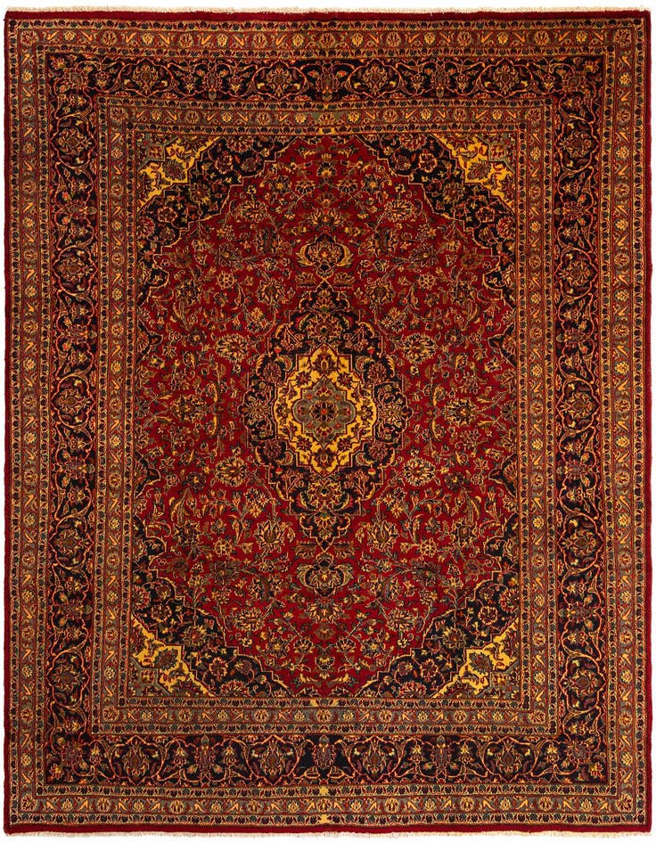 Detail image of 8' x 11' 1 Mashad Wool Rug