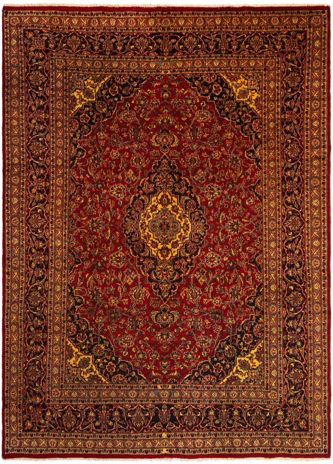 Detail image of 8' x 11' 1 Mashad Wool Rug