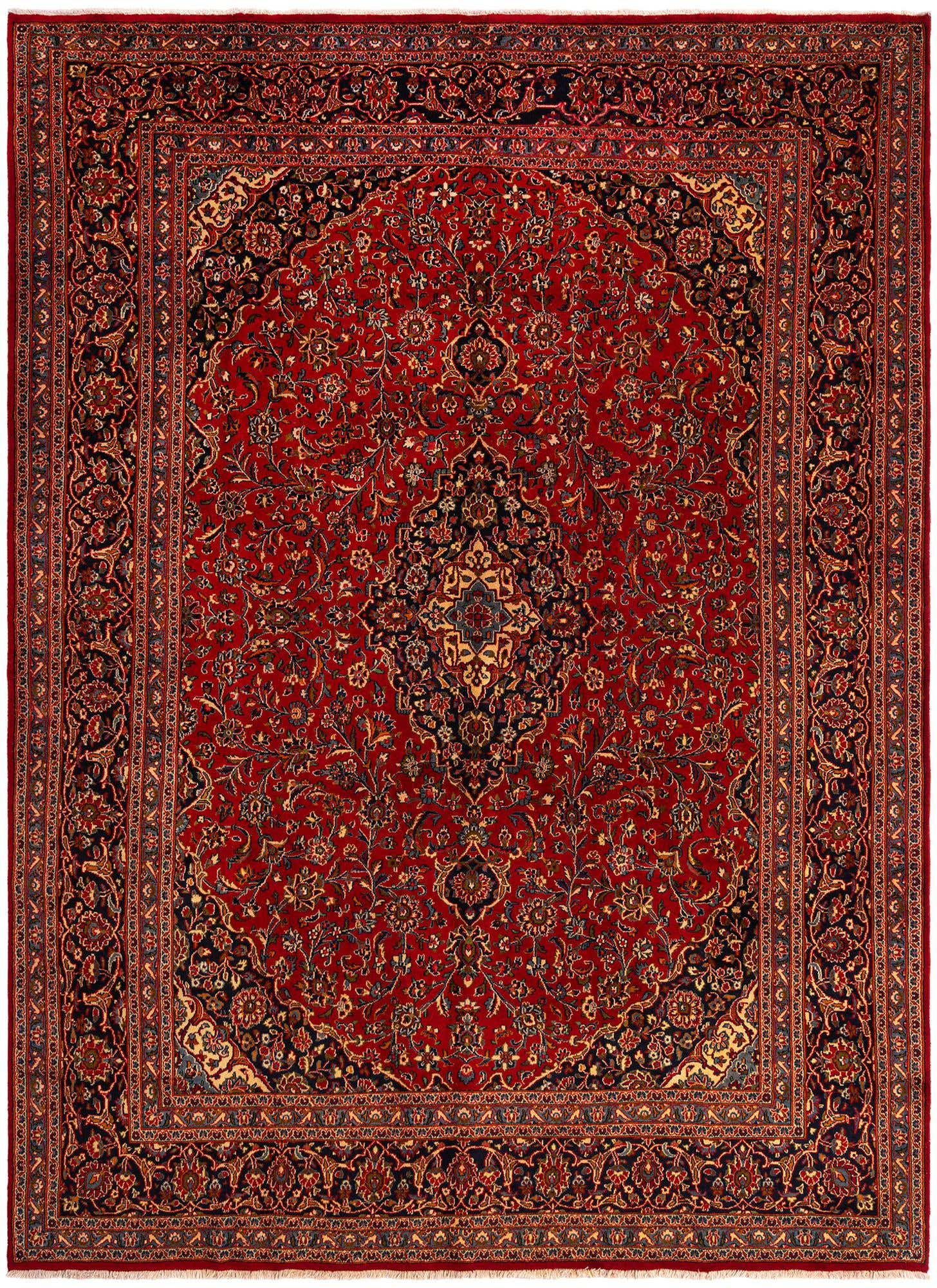 9' 6 x 12' 10 Mashad Wool Rug