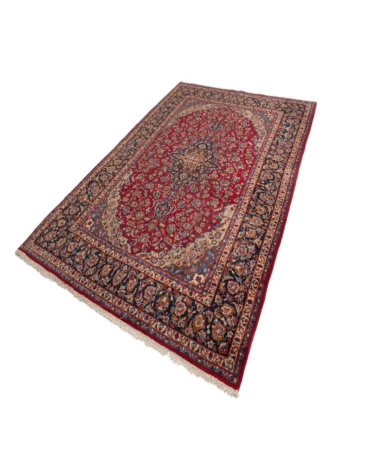 Detail image of 9' 5 x 12' 9 Mashad Wool Rug