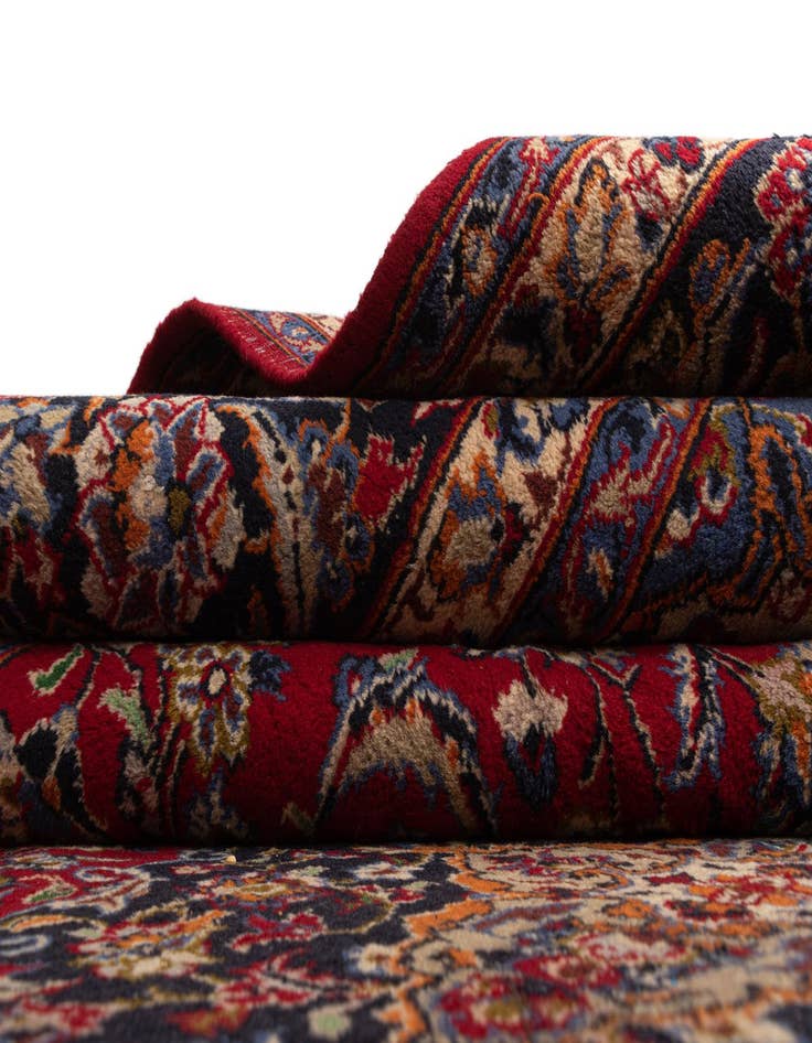 Detail image of 9' 5 x 12' 9 Mashad Wool Rug
