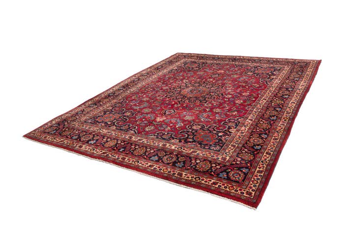 Detail image of 10' 2 x 13' 1 Mashad Wool Rug