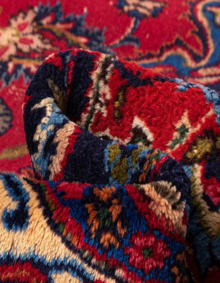 Detail image of 9' 7 x 13' Mashad Wool Rug