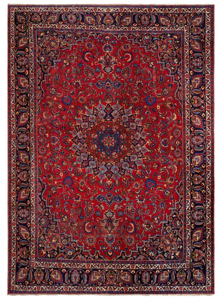 9' 7 x 13' Mashad Wool Rug