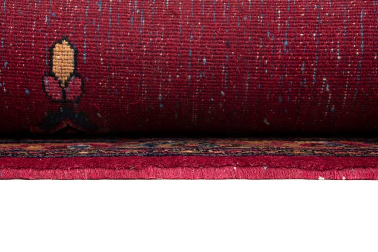 Detail image of 10' 6 x 13' 7 Hand Knotted Mashad Persian Wool Rug