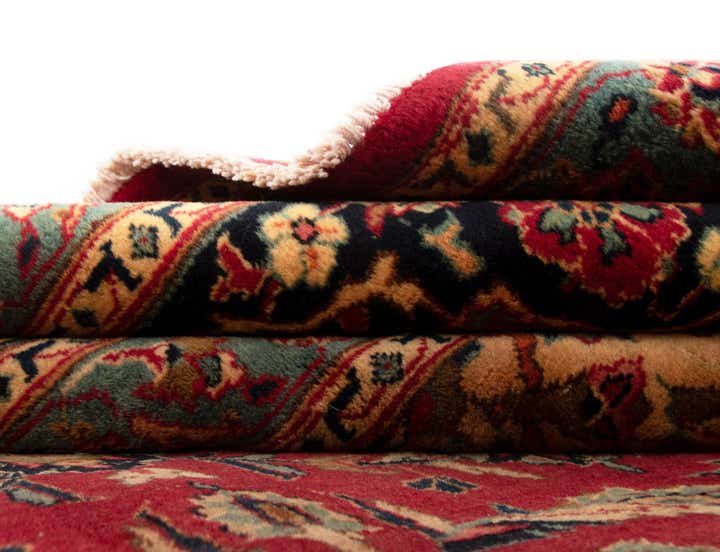 10' 1 x 12' 6 Hand Knotted Mashad Persian Wool Rug