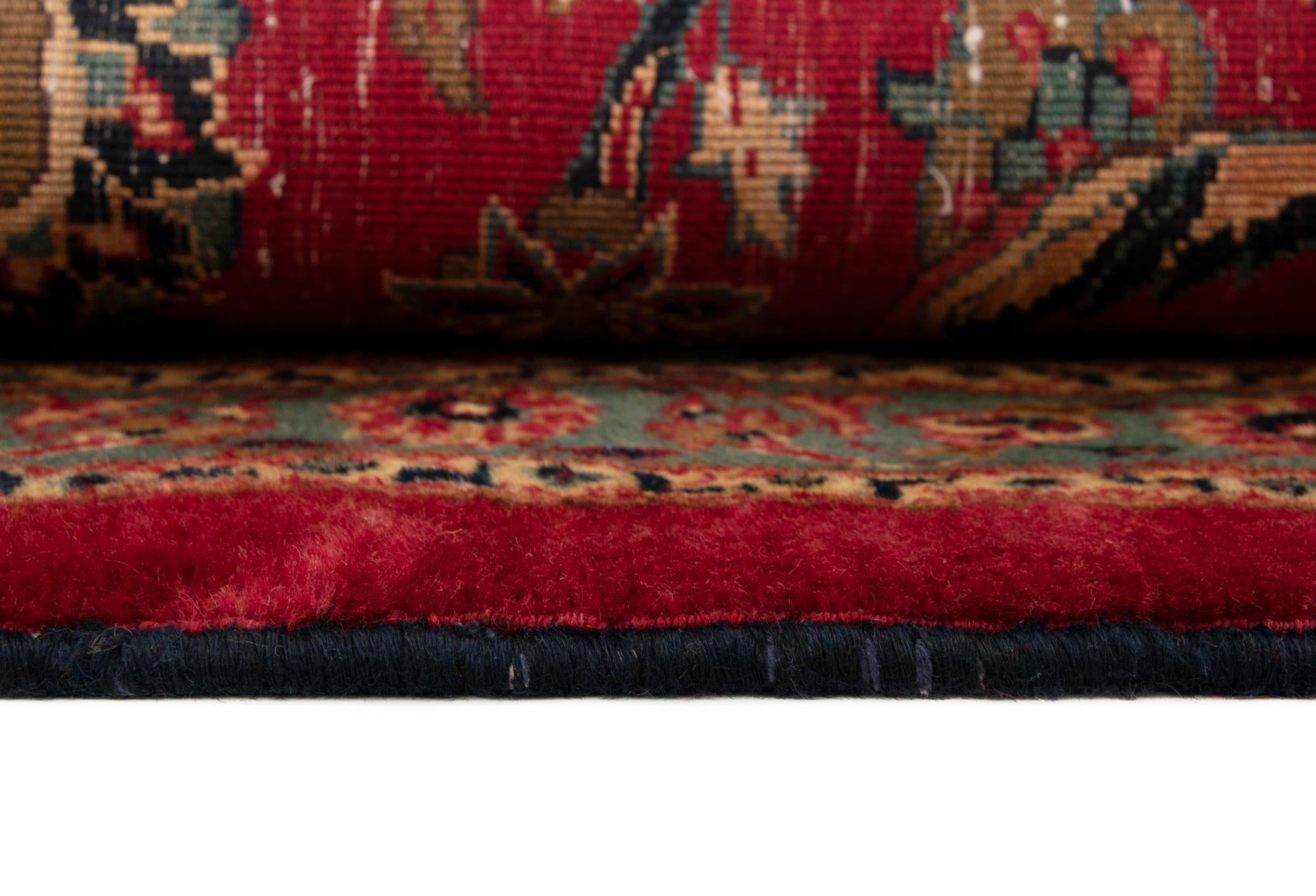 10' 1 x 12' 6 Hand Knotted Mashad Persian Wool Rug