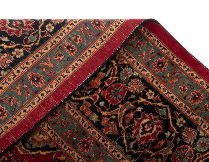 10' 1 x 12' 6 Hand Knotted Mashad Persian Wool Rug