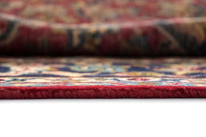 7' 11 x 11' 6 Hand Knotted Mashad Persian Wool Rug