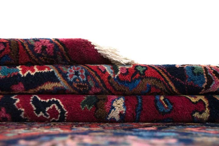 8' 2 x 11' 8 Hand Knotted Mashad Persian Wool Rug