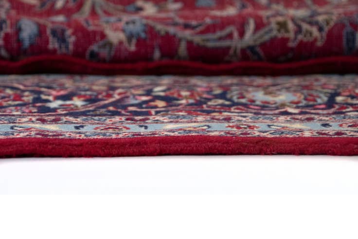 Detail image of 9' 9 x 13' 3 Hand Knotted Mashad Persian Wool Rug